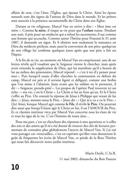 Bulletin N° 31 - Frère Marcel Van