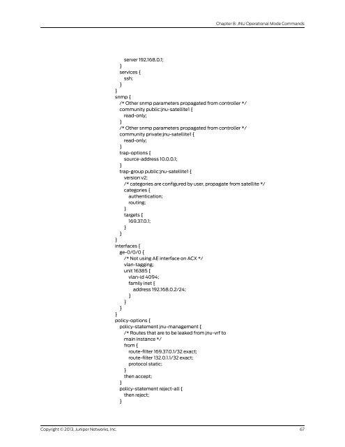 Designing and Implementing a Junos Node Unifier Network