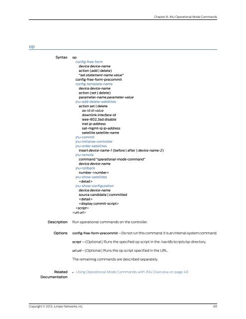 Designing and Implementing a Junos Node Unifier Network