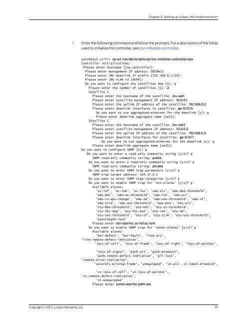 Designing and Implementing a Junos Node Unifier Network