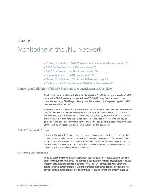 Designing and Implementing a Junos Node Unifier Network