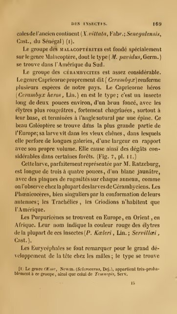 Histoire des insectes : traitant de leurs moeurs et de leurs ...