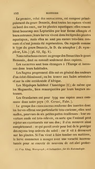 Histoire des insectes : traitant de leurs moeurs et de leurs ...