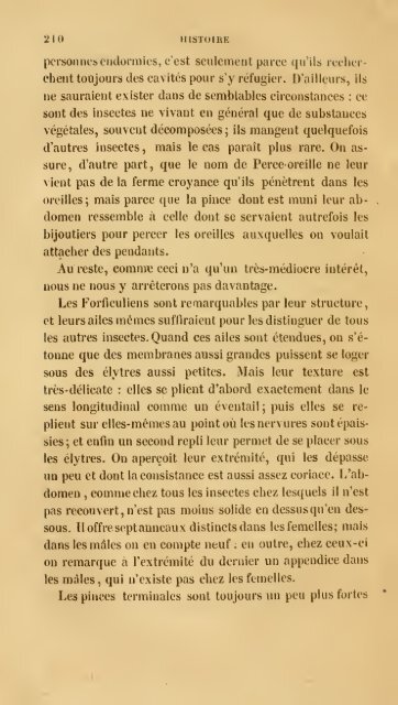 Histoire des insectes : traitant de leurs moeurs et de leurs ...