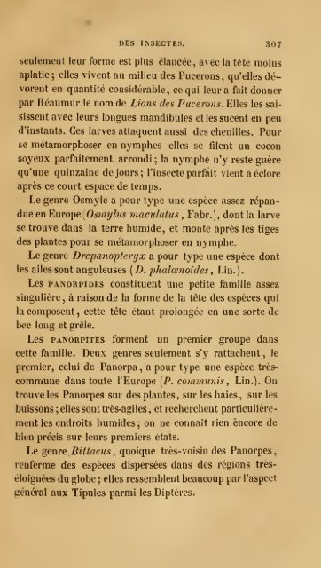 Histoire des insectes : traitant de leurs moeurs et de leurs ...