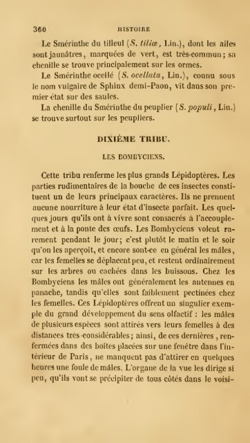 Histoire des insectes : traitant de leurs moeurs et de leurs ...