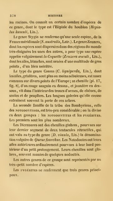 Histoire des insectes : traitant de leurs moeurs et de leurs ...