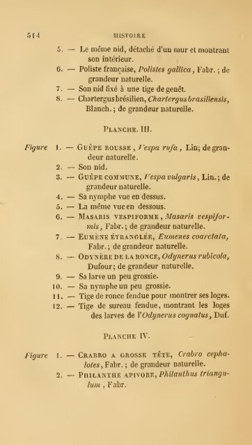 Histoire des insectes : traitant de leurs moeurs et de leurs ...