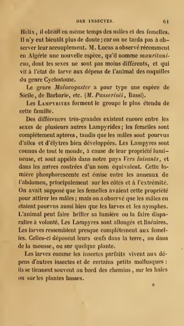 Histoire des insectes : traitant de leurs moeurs et de leurs ...