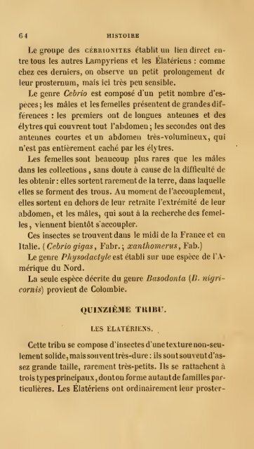 Histoire des insectes : traitant de leurs moeurs et de leurs ...