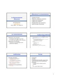 Algorithme d'unification - Lirmm