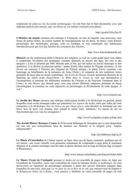 Lire la suite… - CRDP de l'Académie de Strasbourg