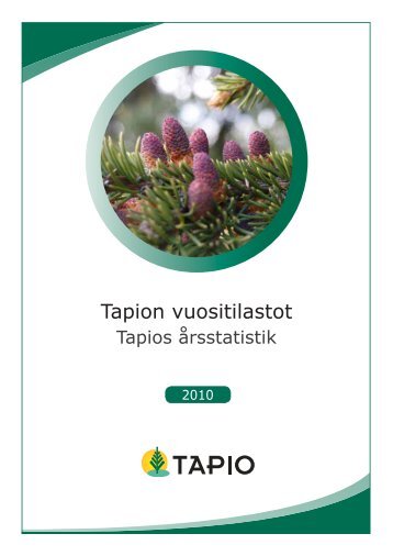 Tapion vuositilastot 2010 - Metsä vastaa