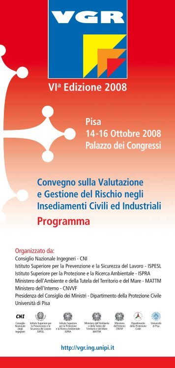 Programma - Università degli Studi di Pisa