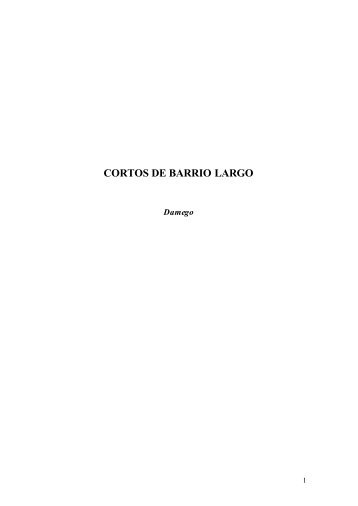 CORTOS DE BARRIO LARGO - Nodo 50