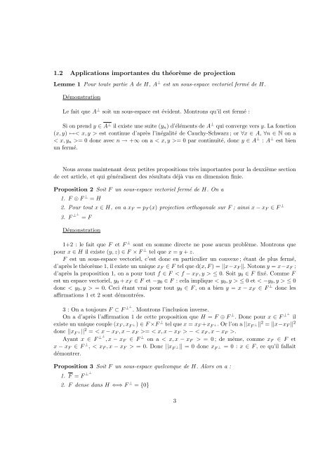 Le théorème de représentation de Riesz dans un ... - Normalesup.org