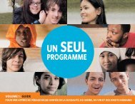 Un seul programme - Population Council