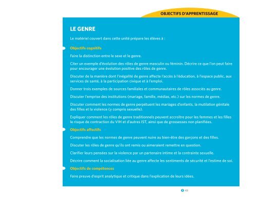 Un seul programme - Population Council