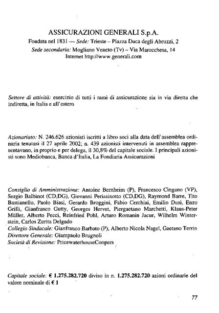 2002 - Archivio Storico Vincenzo Maranghi