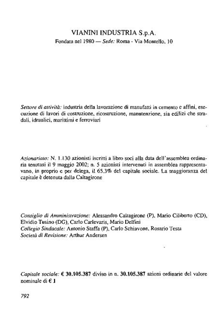 2002 - Archivio Storico Vincenzo Maranghi