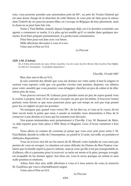 Lettre de Jean-Léon Prevost – avec illustrations