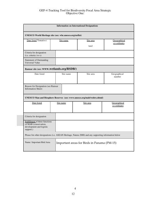 English - Global Environment Facility