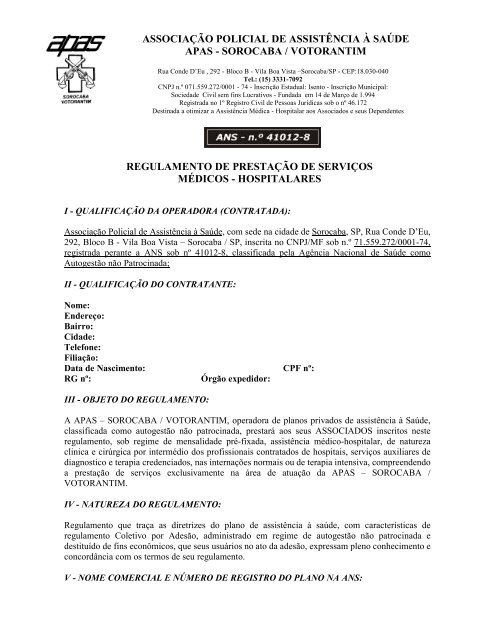 Qualificação Da Contratada, PDF