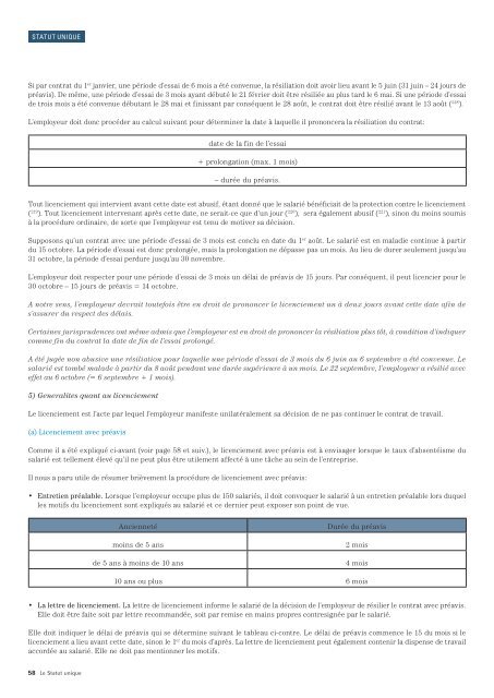 Guide pratique du Statut Unique