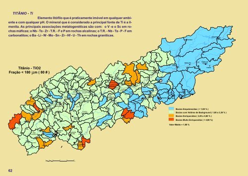 Mapas Geoquímicos, Overbank e Bibliografia - CPRM