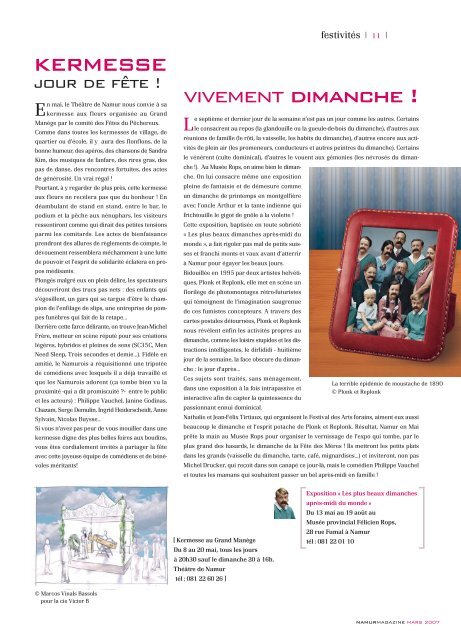 Namur Magazine - Ville de Namur