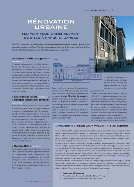 Namur Magazine - Ville de Namur