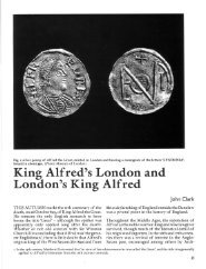 King Alfred's London and London's King Aifred