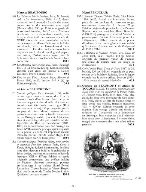 Catalogue 72 - Librairie Henri Vignes