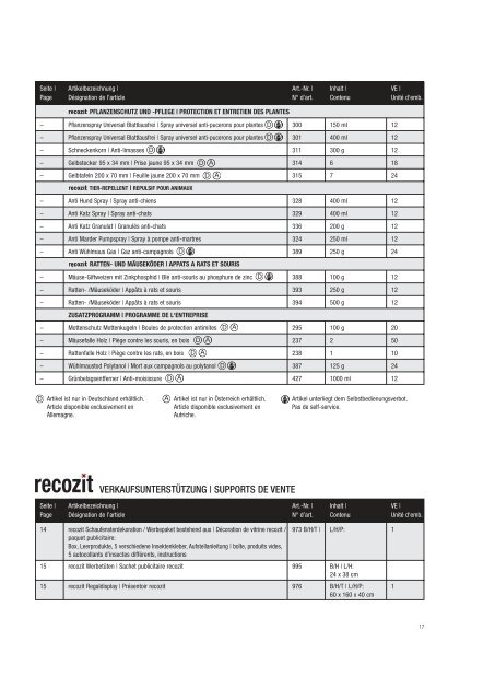 Katalog als PDF-Datei anzeigen - Reckhaus