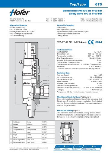 Typ 670.pdf - Andreas Hofer Hochdrucktechnik GmbH