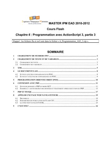 Le cours en PDF (partie 3 - LIFL