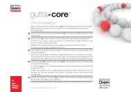 GuttaCore Sequence Card - DENTSPLY