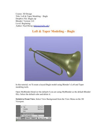 Bugle PDF Tutorial