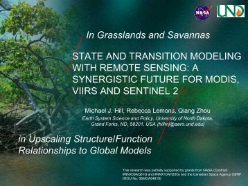 A synergistic Future for MODIS, VIIRS and Sentinel 2