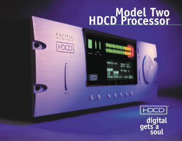 HDCD Model Two Processor - Euphonix