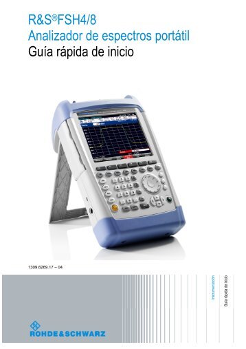 R&S FSH Analizador de espectros portátil - Rohde & Schwarz