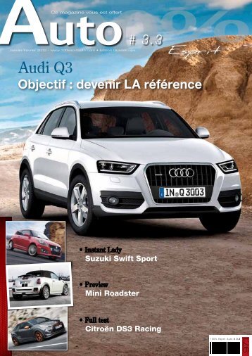 Audi Q3 - Magazine 100% esprit auto