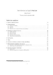 Introduction à Matlab