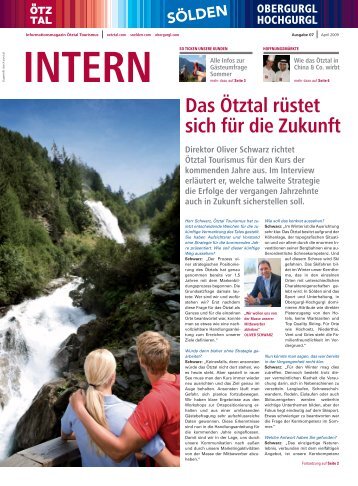 Informationsmagazin Ötztal Tourismus oetztal.com Soelden ... - Sölden