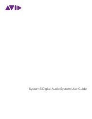 System 5 User Guide - Euphonix