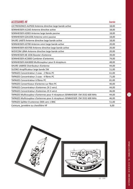 Catalogue pdf - Tapages
