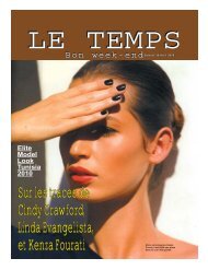 COUVERTURE (Page 1) - Le Temps