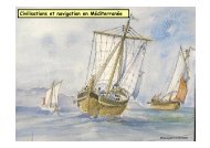 Civilisations et navigation en Méditerranée - geologie randonneurs