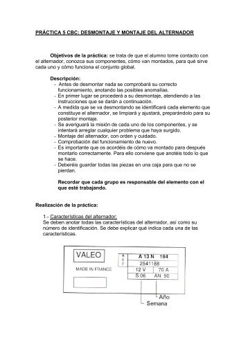PRÁCTICA 5 CBC: DESMONTAJE Y MONTAJE DEL ... - Salesianos