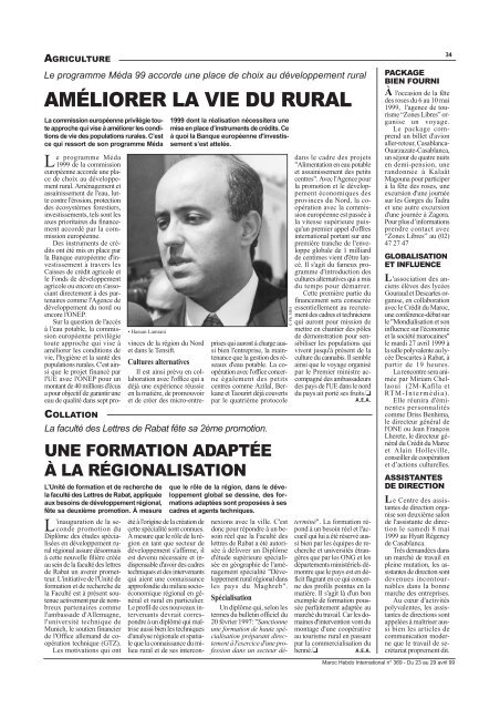 Il - Maroc Hebdo International